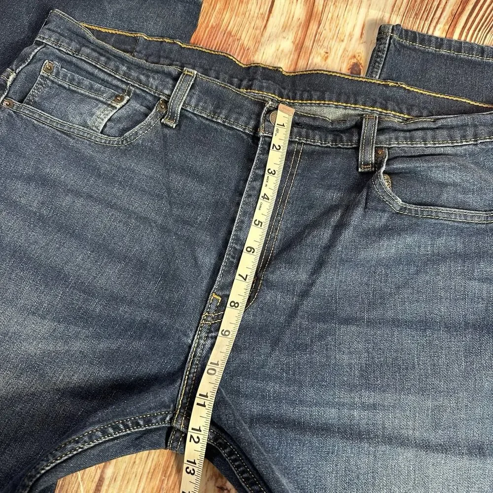 Levi's 569 LOOSE FIT STRAIGHT LEG Mens Size 39x29.5 Blue Jeans Denim Pants - Picture 6 of 11